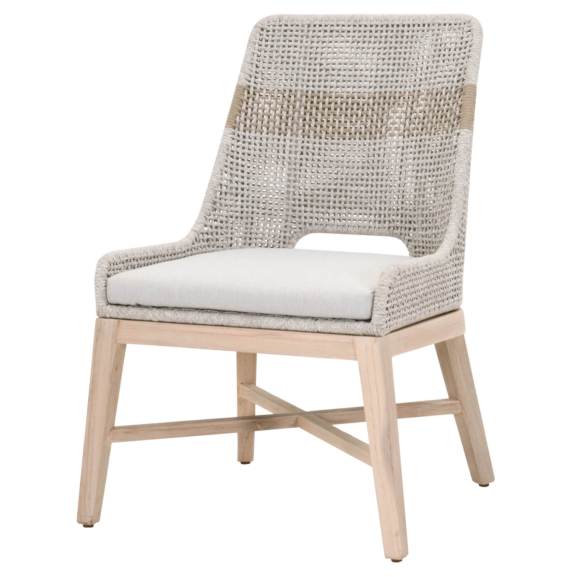 Essentials For Living Woven Tapestry Outdoor Dining Chair - Thumbnail 2