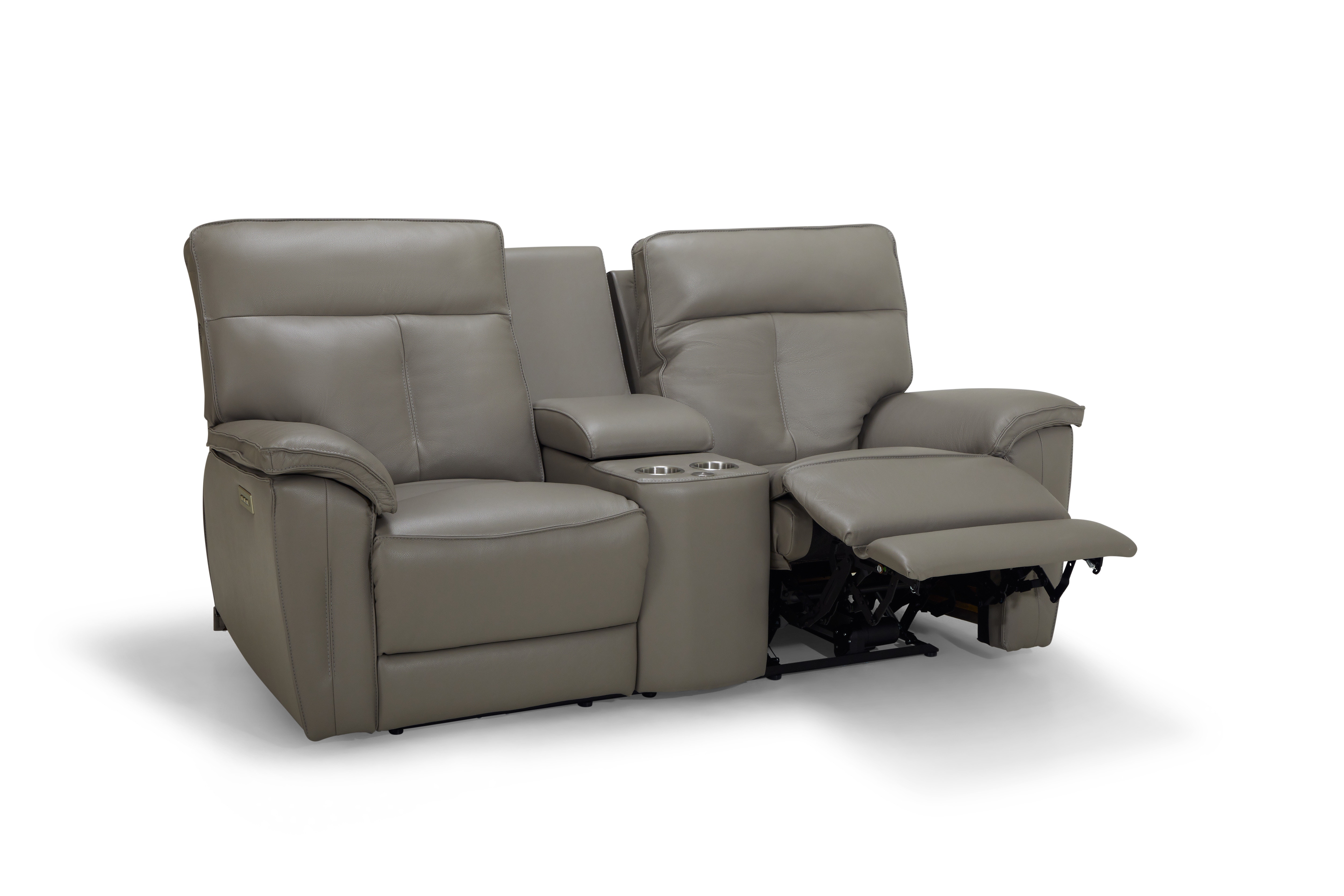 Palliser Furniture Power Reclining Loveseat With Console And Power Headrest And Lumbar 41187-L8
