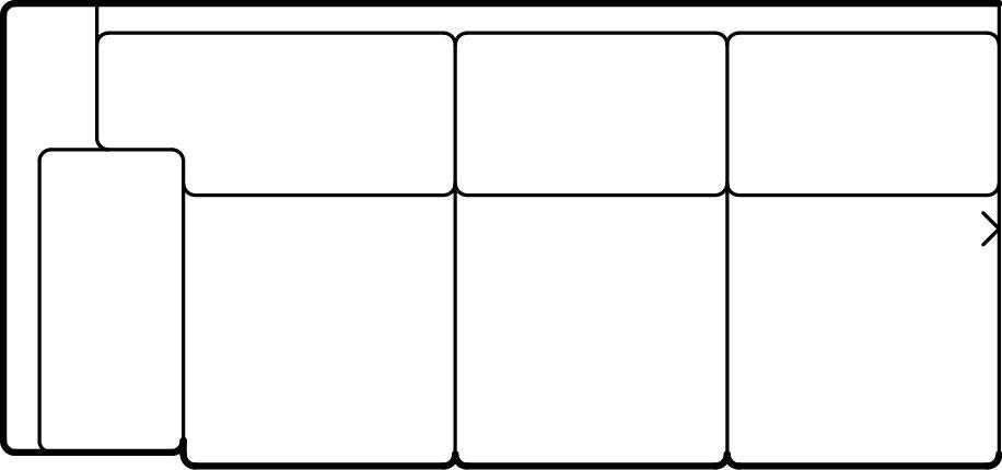 Palliser Furniture Left Hand Facing Sofa 7731912 in Newnan Knox