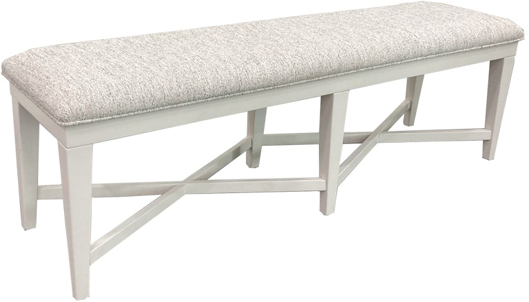 Parker House Bench Upholstered 58 Inch DAME-1218-COT DAME-1218-COT