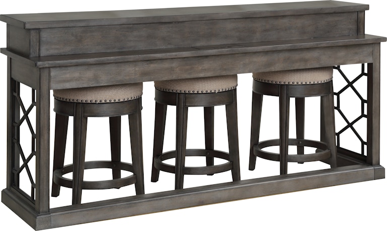 Parker House Casual Dining Everywhere Console With 3 Stools SUN-09-4-SGR -  Carol House Furniture
