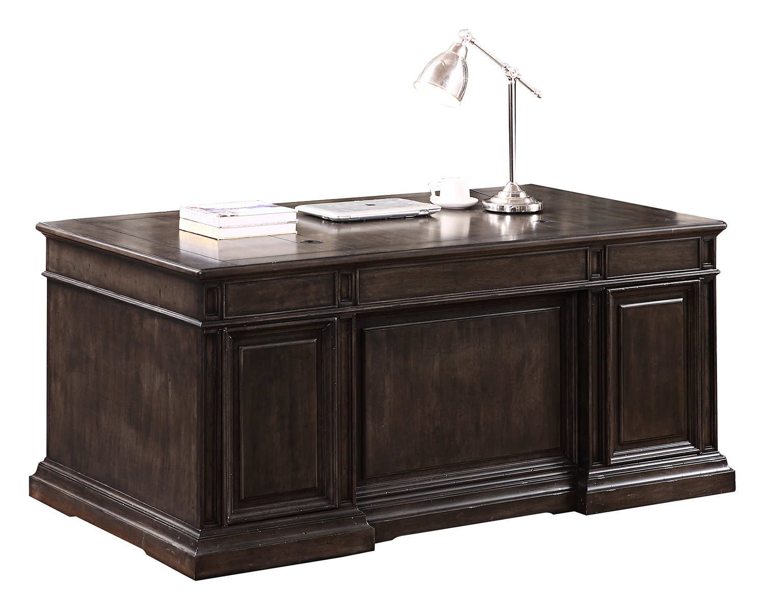 Parker House Washington Heights Double Pedestal Executive Desk WAS480