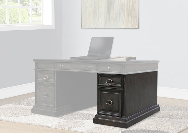 Parker House Washington Heights Executive Right Desk Pedestal WAS-482