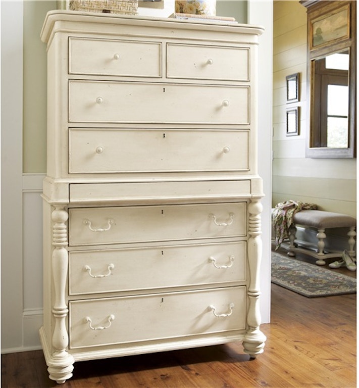 Paula Deen By Universal Bedroom Tall Chest 996150 Stacy