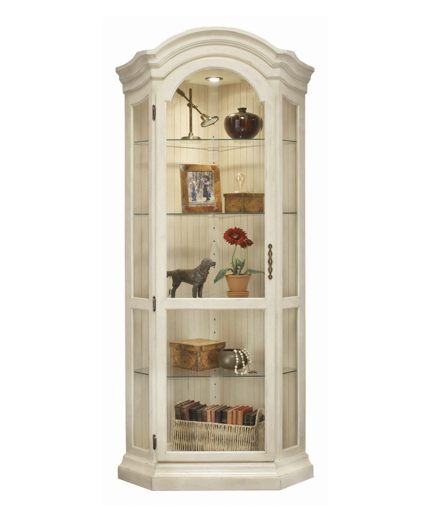 Philip reinisch corner curio shop cabinet