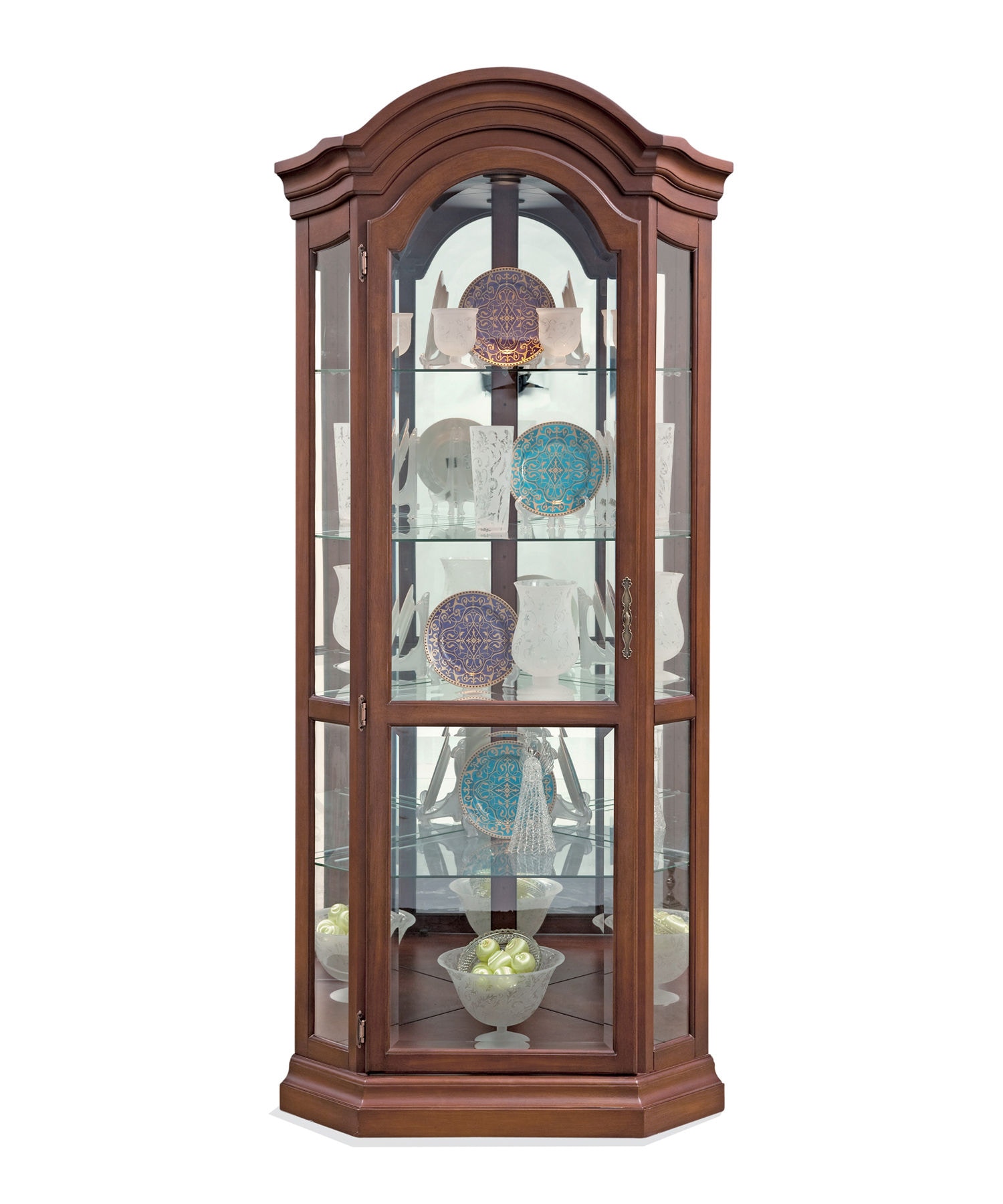 Philip reinisch corner curio shop cabinet