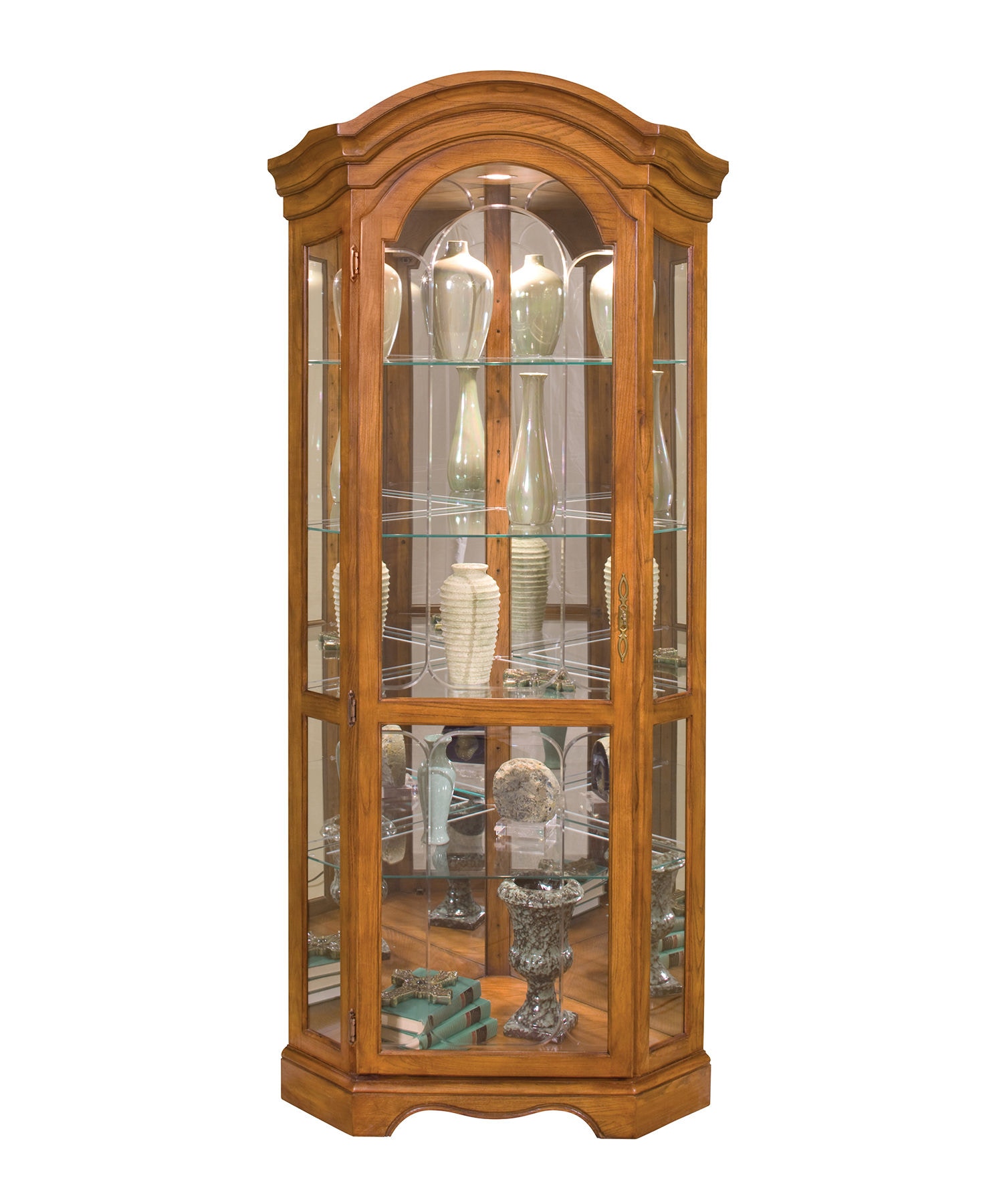 Philip reinisch corner curio shop cabinet