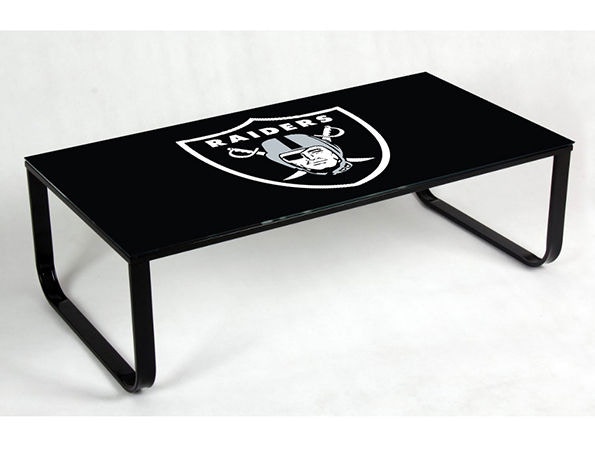 Shop Our Star Coffee Table With Nfl Oakland Raiders Team Colors