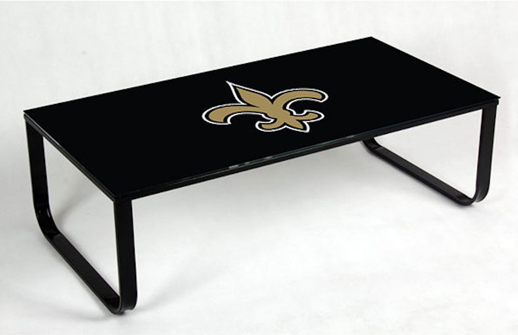 Shop Our Star Coffee Table With New Orleans Saints Team Colors