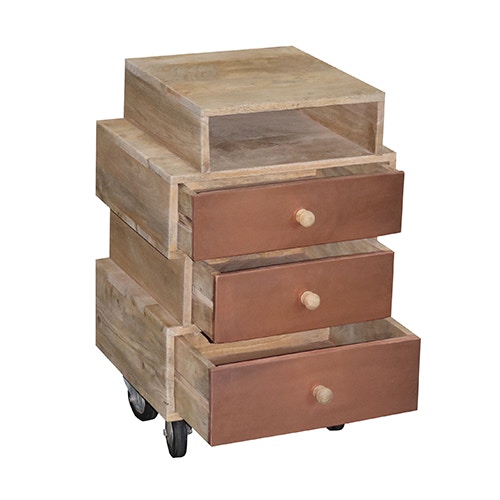 Progressive Furniture Living Room Nightstand/Table A84269 Smoky's