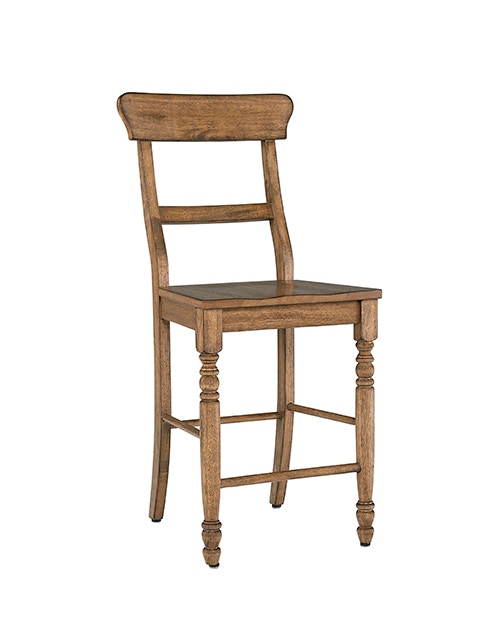 Progressive Furniture Casual Dining Oak Counter Chair 2/CTN D84562A