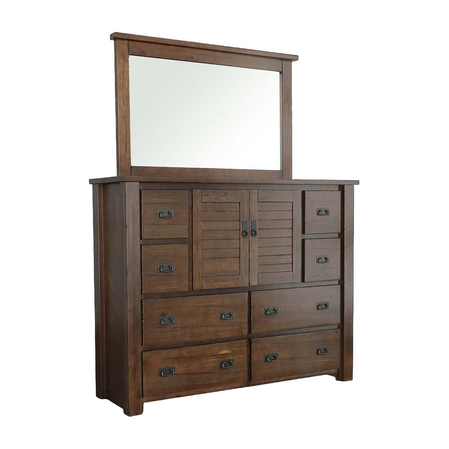 Progressive Furniture Bedroom Door/Drawer Dresser P611-24/50