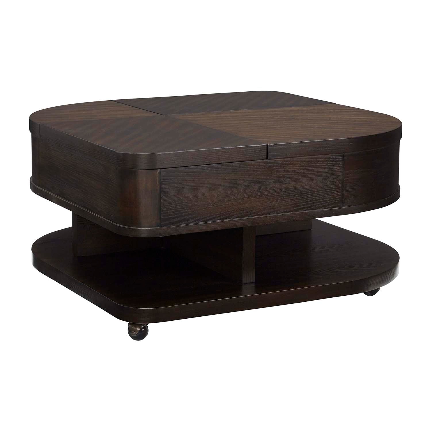 Progressive Furniture Living Room Wedge LiftTop Cocktail Table T63103