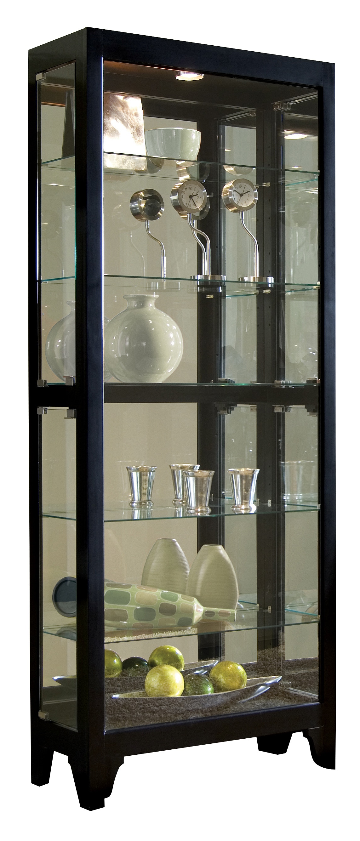 Pulaski black deals curio cabinet