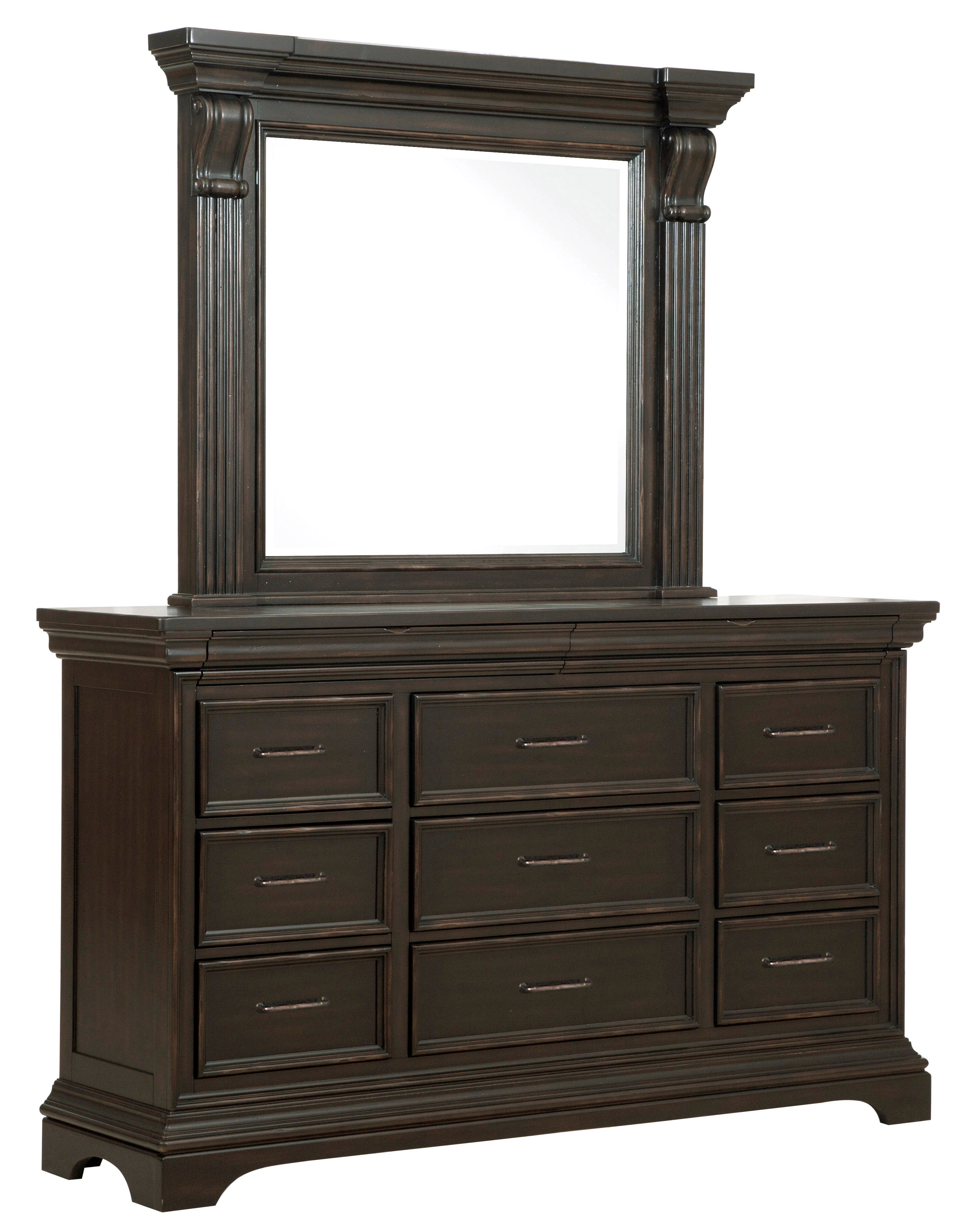 Pulaski Furniture Bedroom Caldwell Dresser P012100 Pulaski Furniture