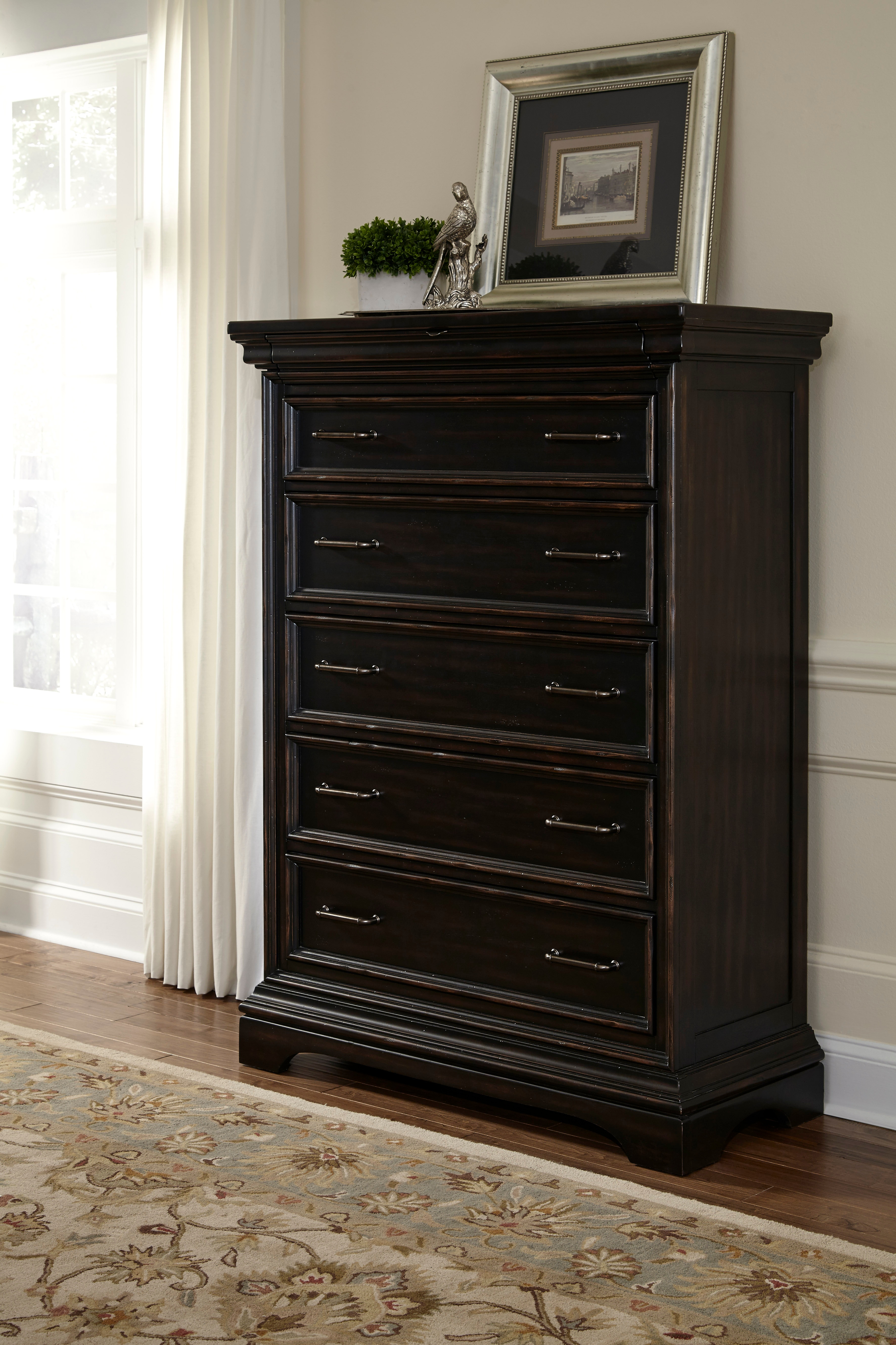 Pulaski Furniture Bedroom Caldwell 6 Drawer Chest P012124 Pulaski