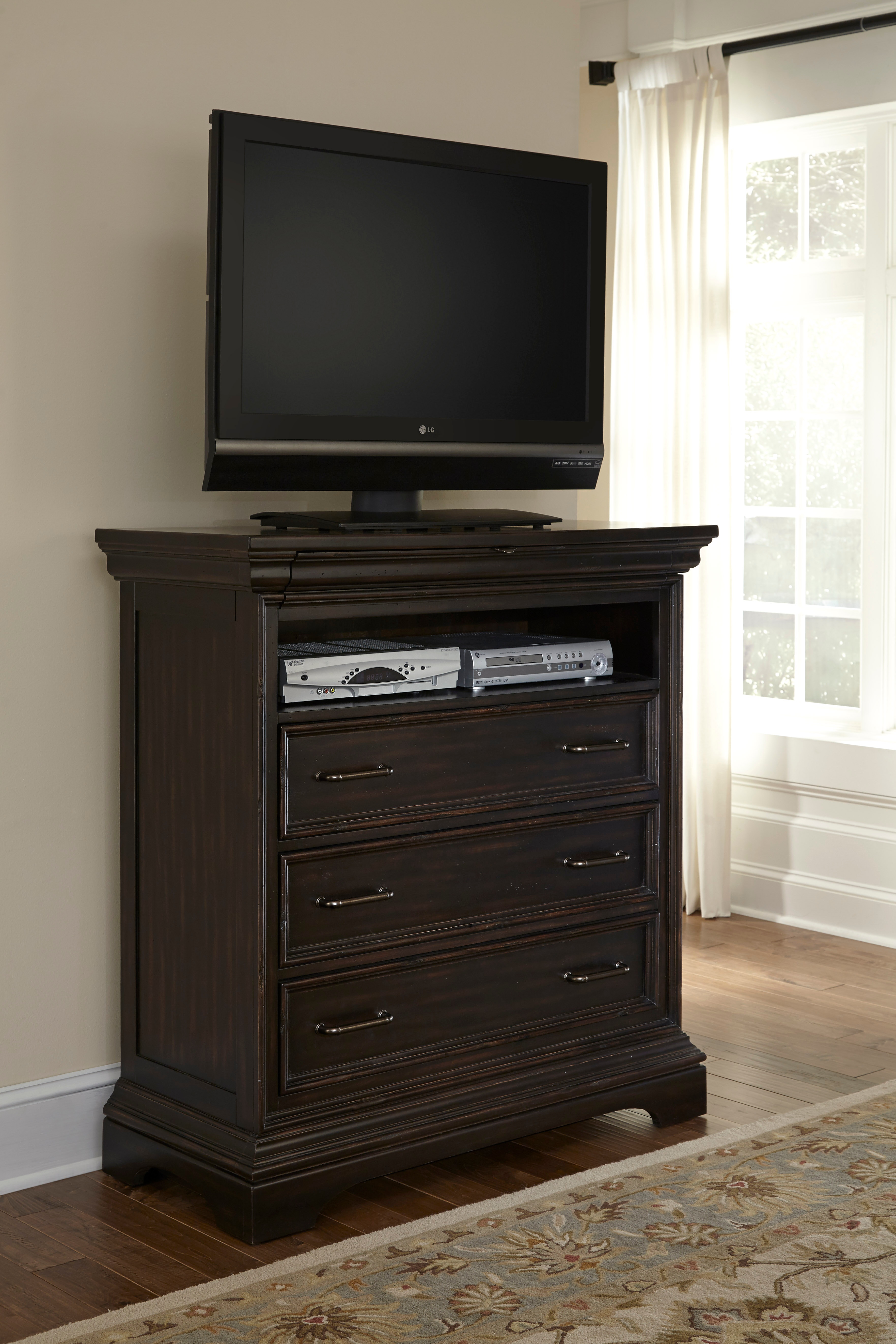 Bedroom deals media dresser