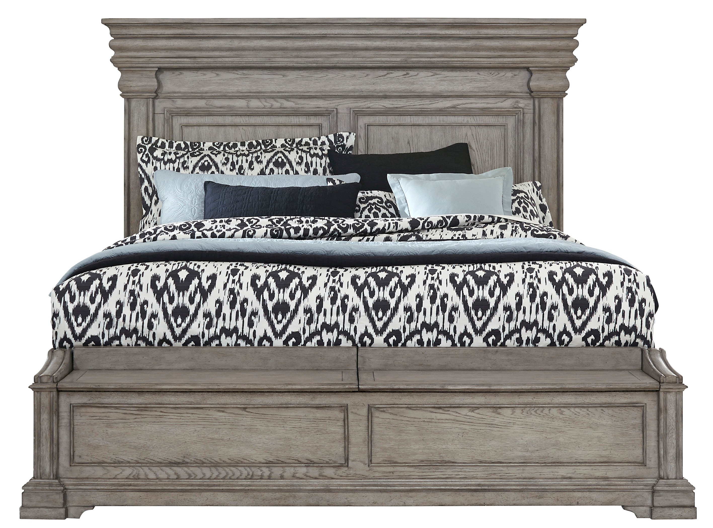 Pulaski Furniture Bedroom Madison Ridge King Bed with Blanket Chest