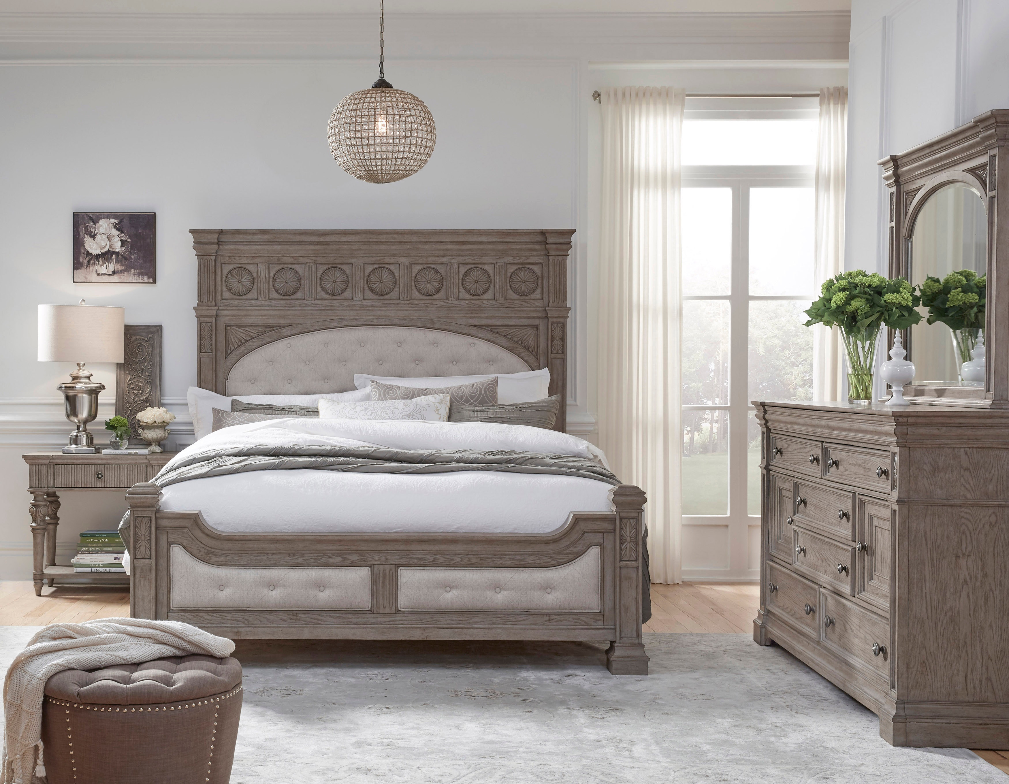 Pulaski Furniture Bedroom Kingsbury King Panel Bed P167BRK3 Pulaski