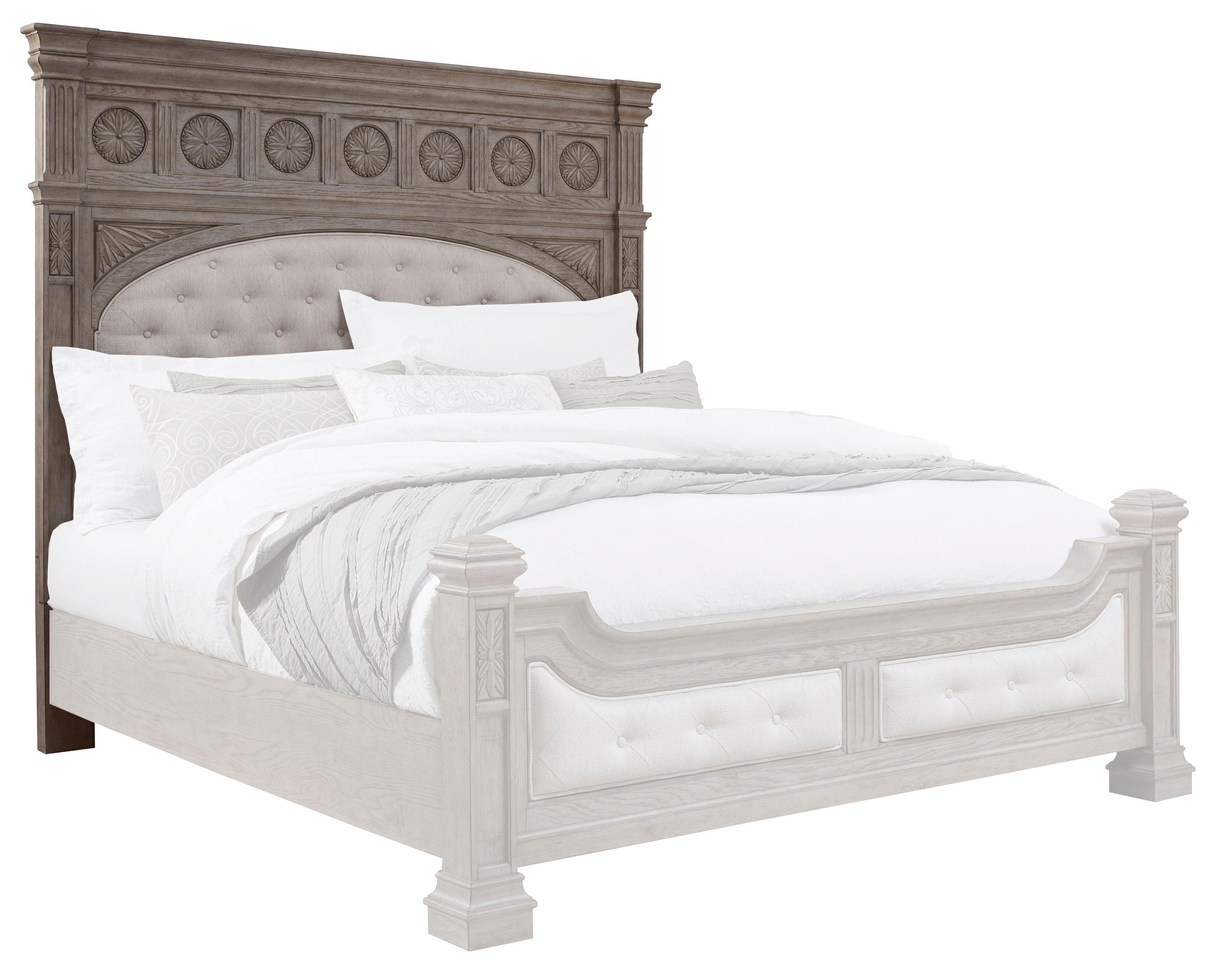 Pulaski queen outlet wood headboard