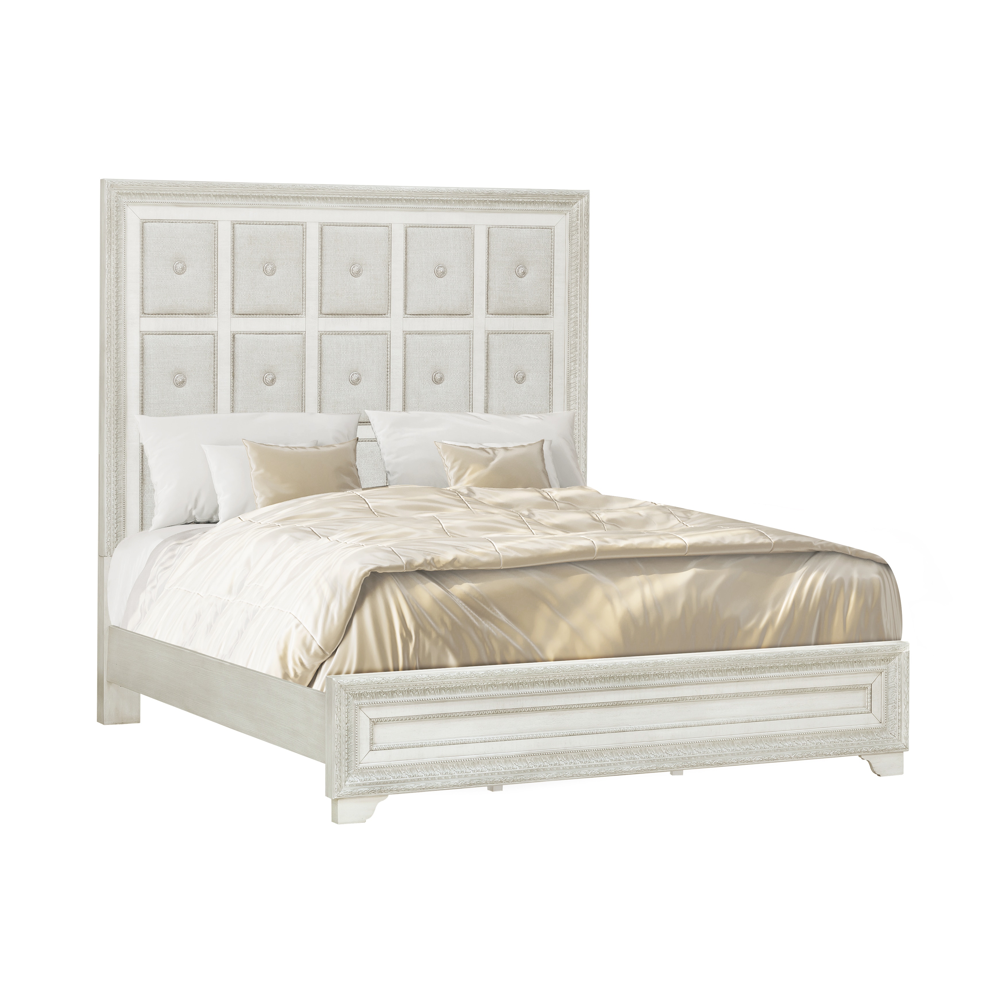 Pulaski upholstered queen bed discount