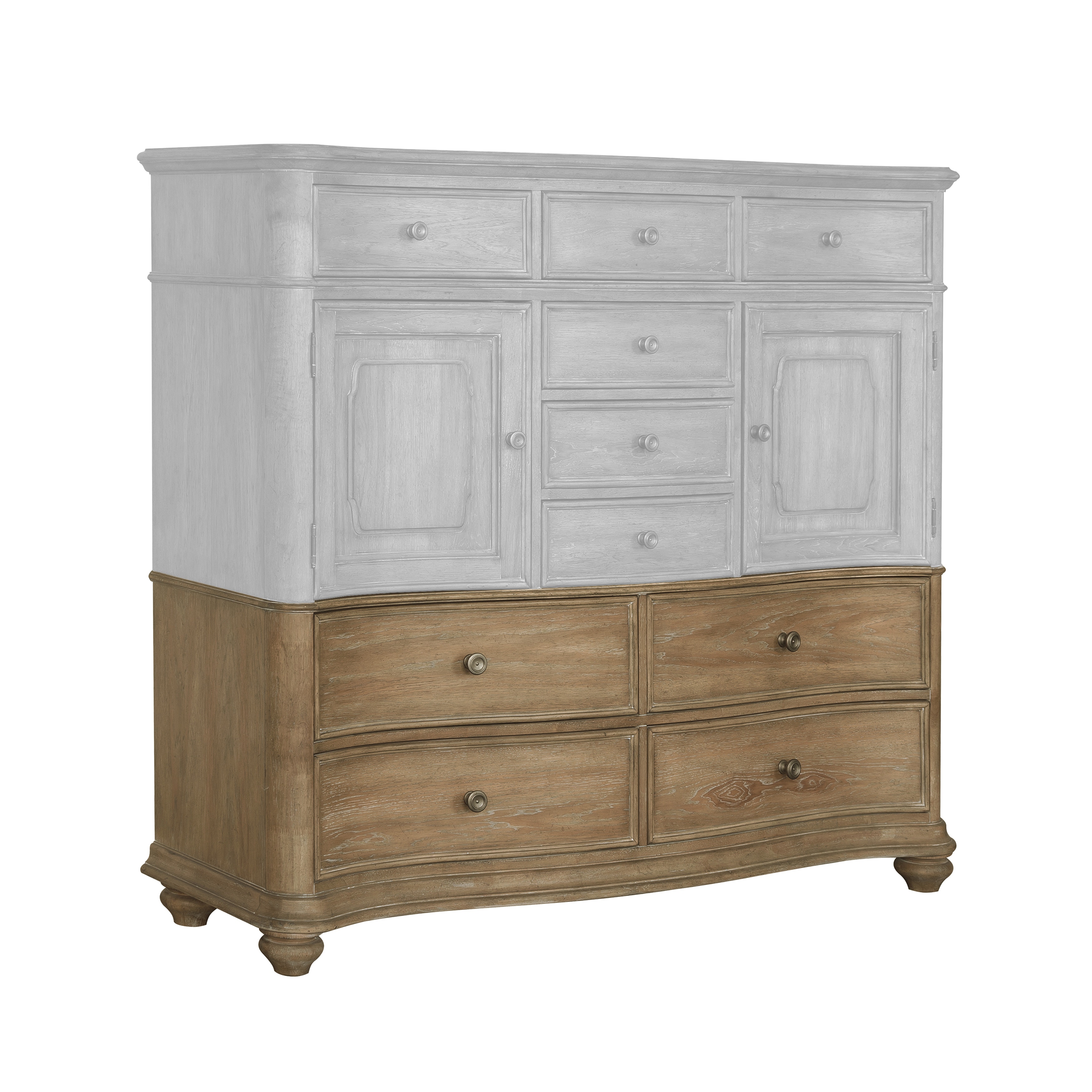 PFC Bedroom Weston Hills 4 Drawer Master Chest Base P293127B