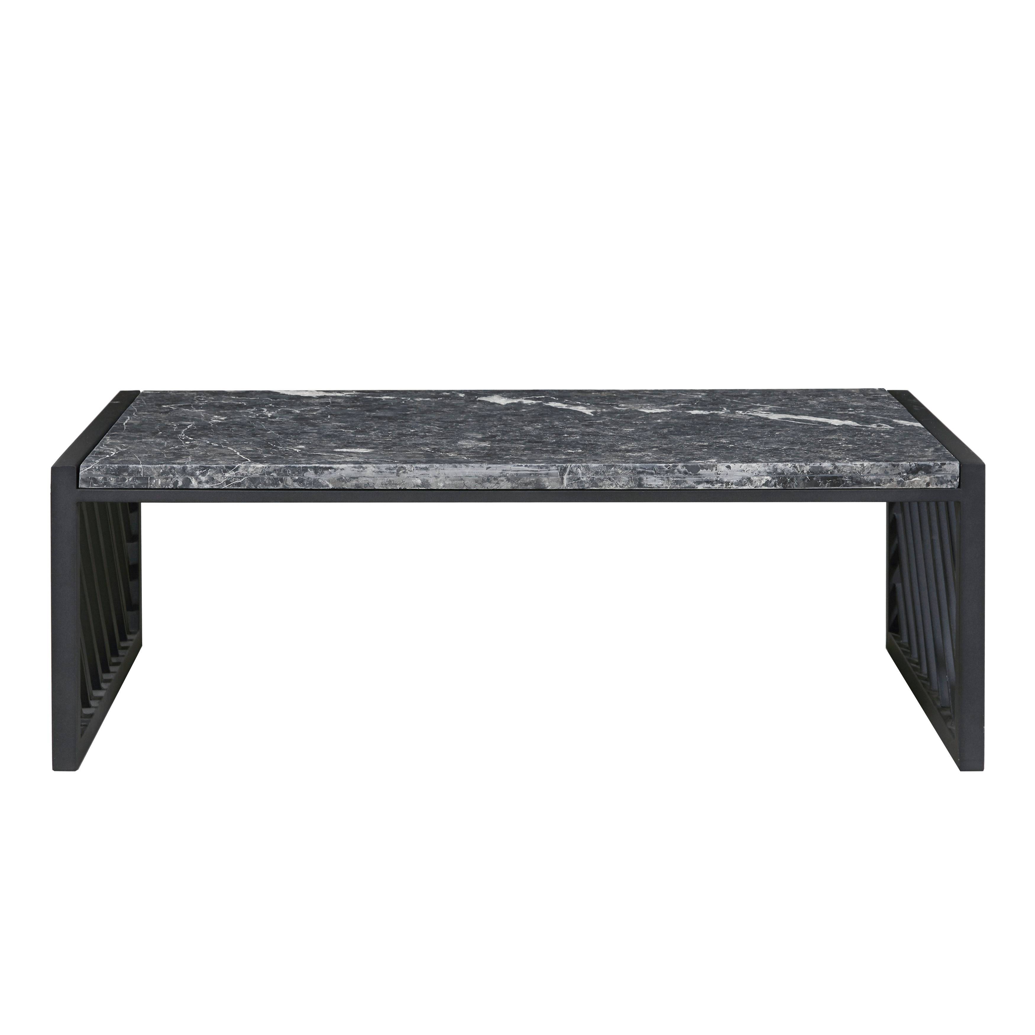 Modern Industrial Stone Top Cocktail Table PUP301728