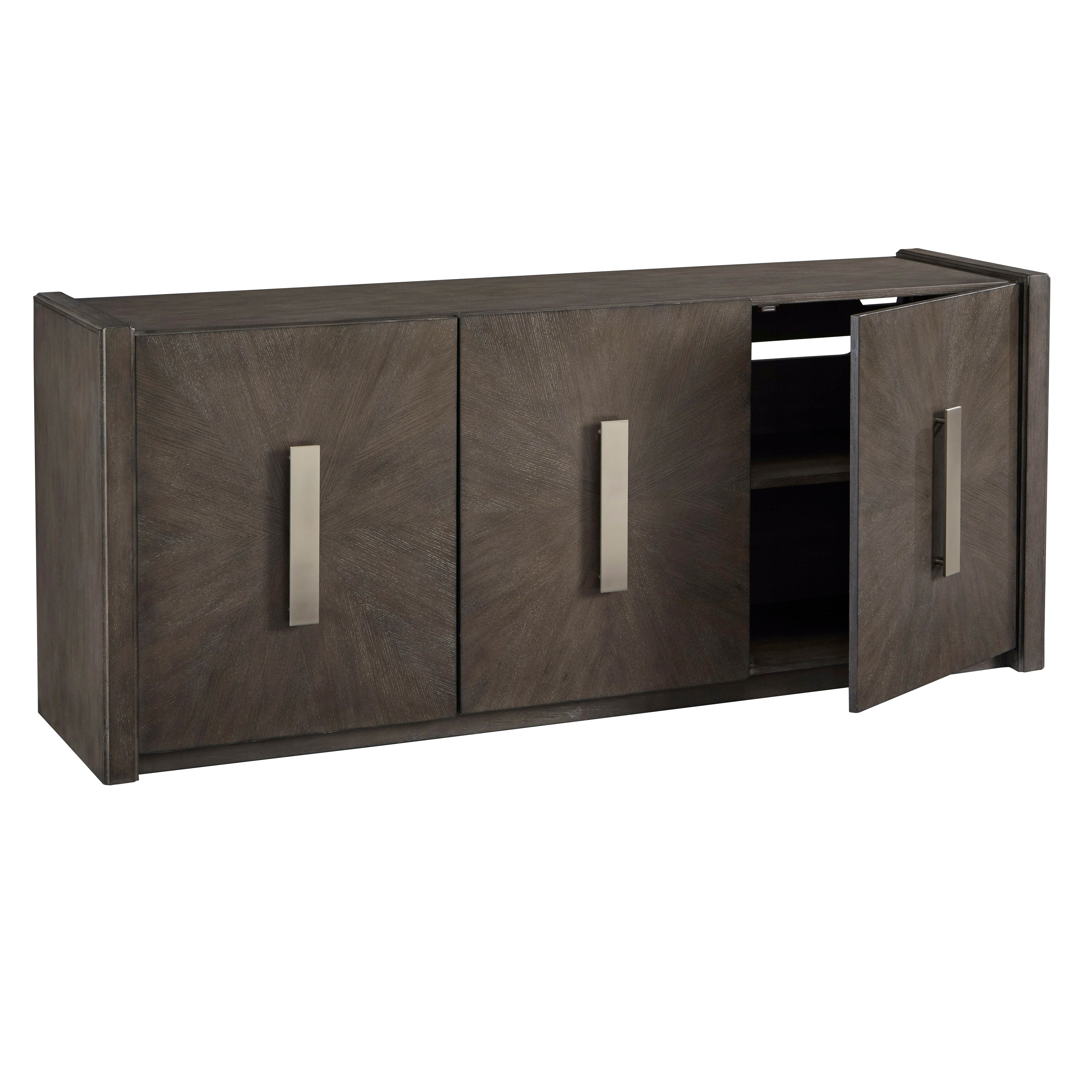 PFC 3-Door Credenza with Shelves P301777 - Salt Creek Home Furniture.