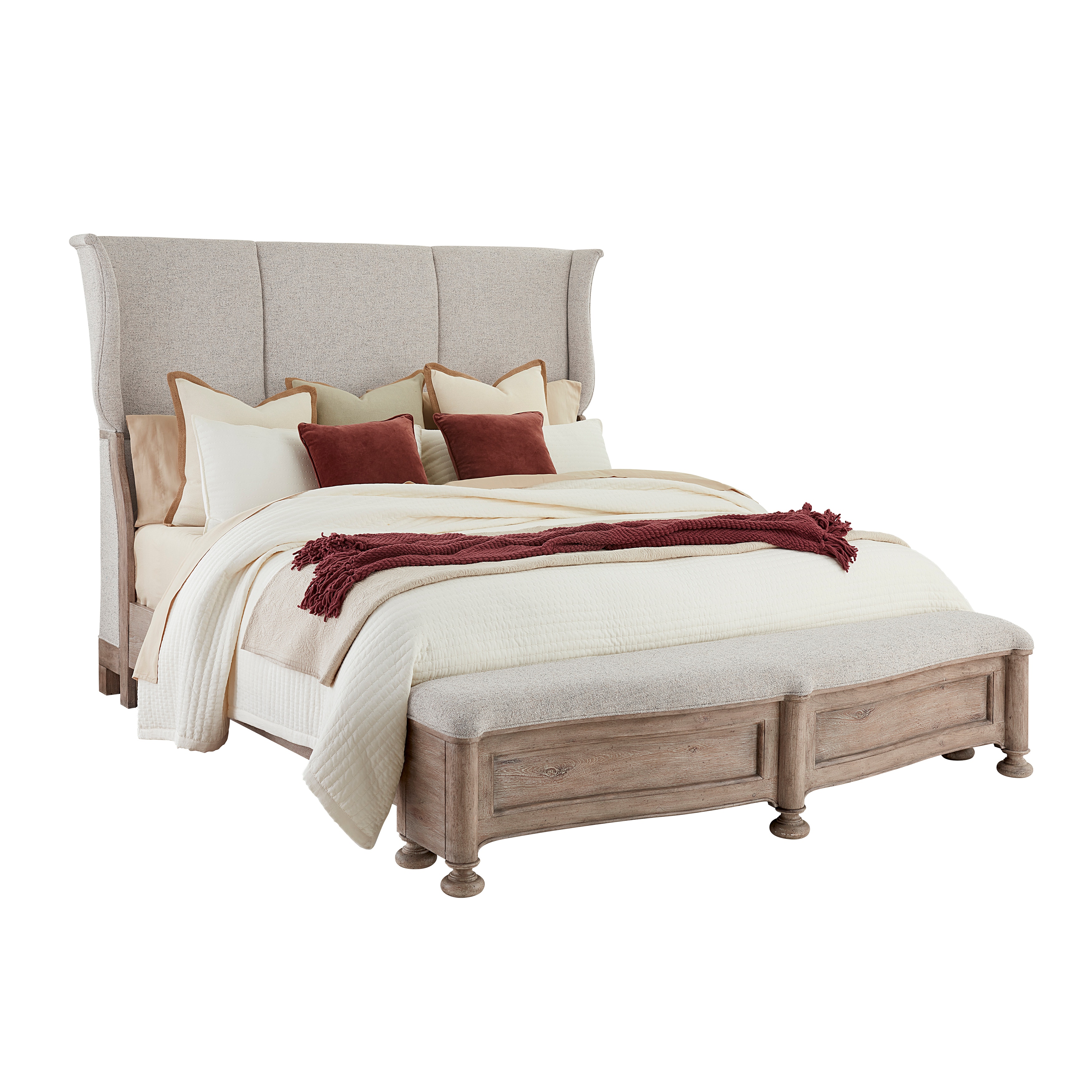 Pulaski king upholstered bed discount