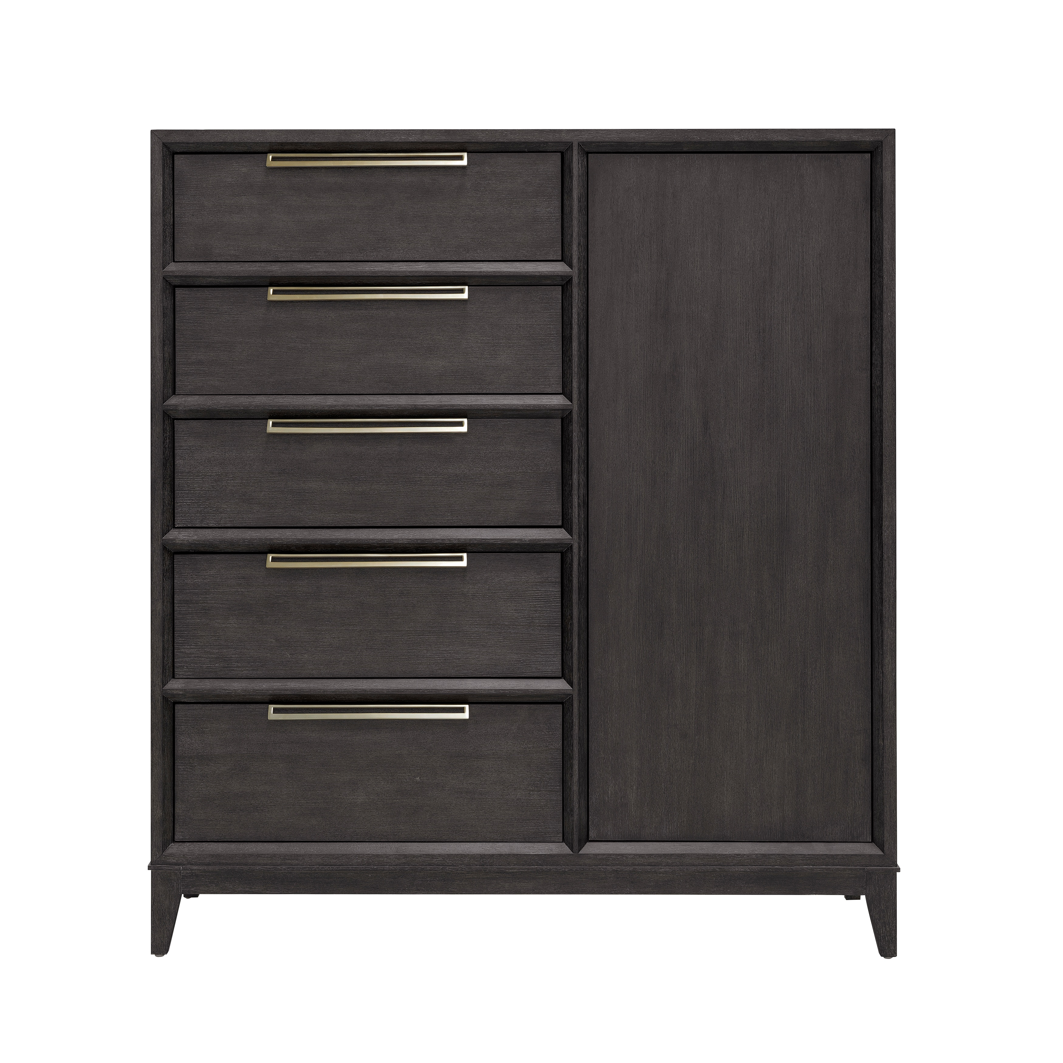 Drawer カットソー Benjara Deena 49 Inch 6 Drawer Tall Dresser Chest with Metal
