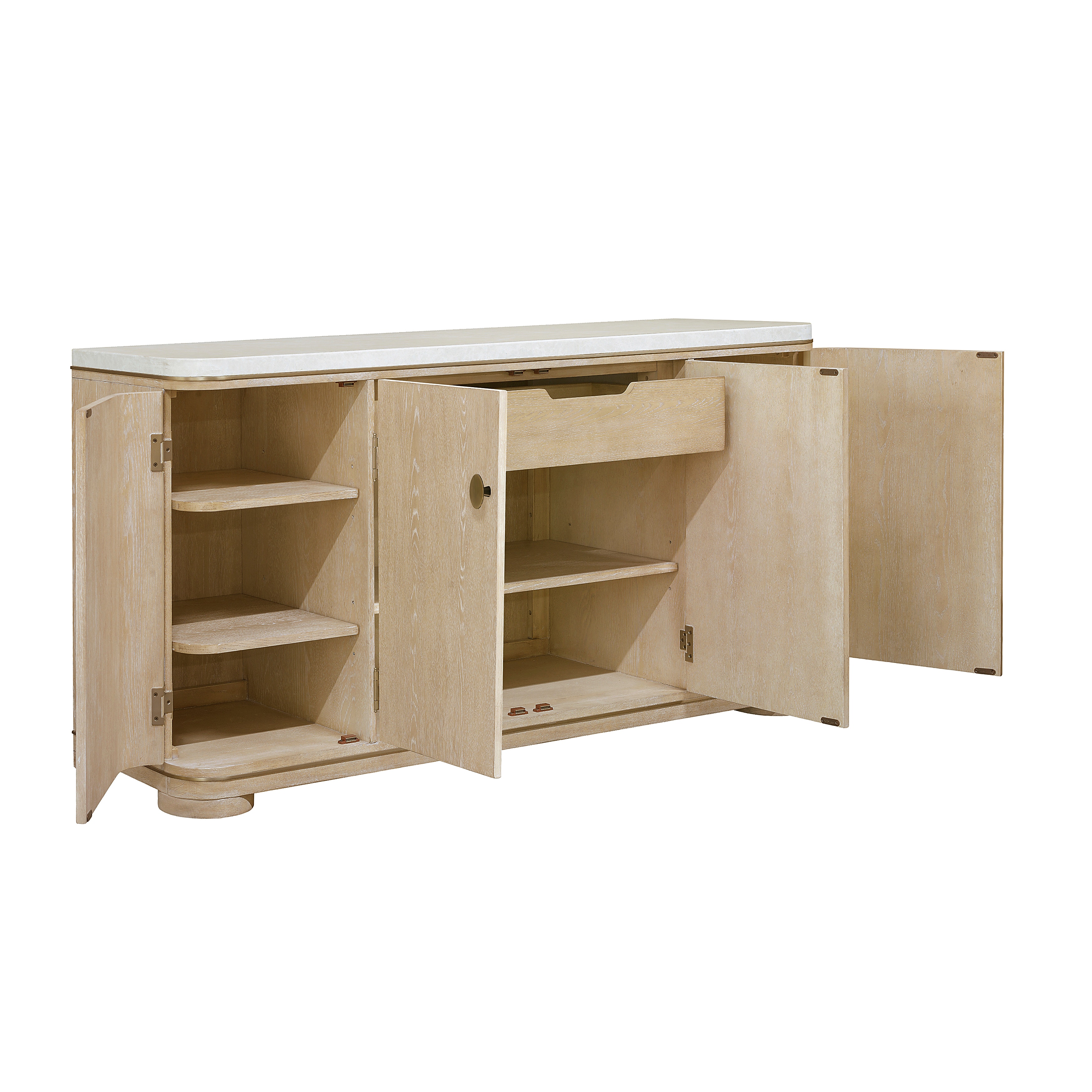 Drew & Jonathan Huntington 4 Door Buffet with a Stone Top PUP392DJ302