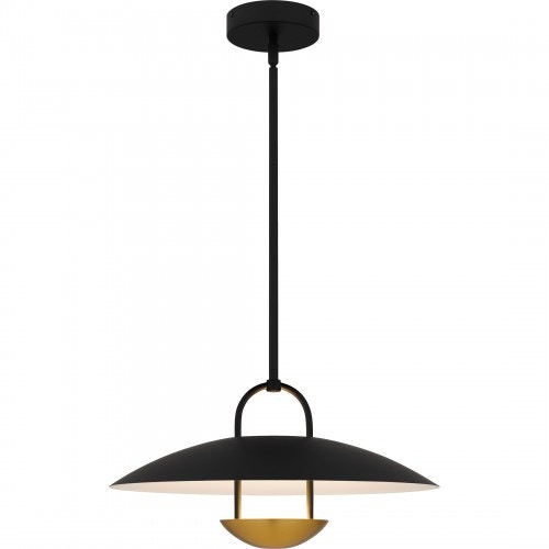 Quoizel Bingham Matte Black Pendant BIN2818MBK