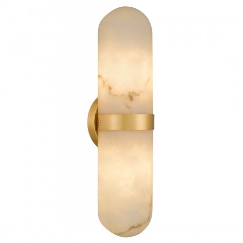Quoizel Bree 2-Light Brushed Gold Wall Sconce BREE8804BRG