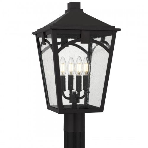 Quoizel Jaxon 4-Light Western Bronze Outdoor Post Lantern JAX9010WT