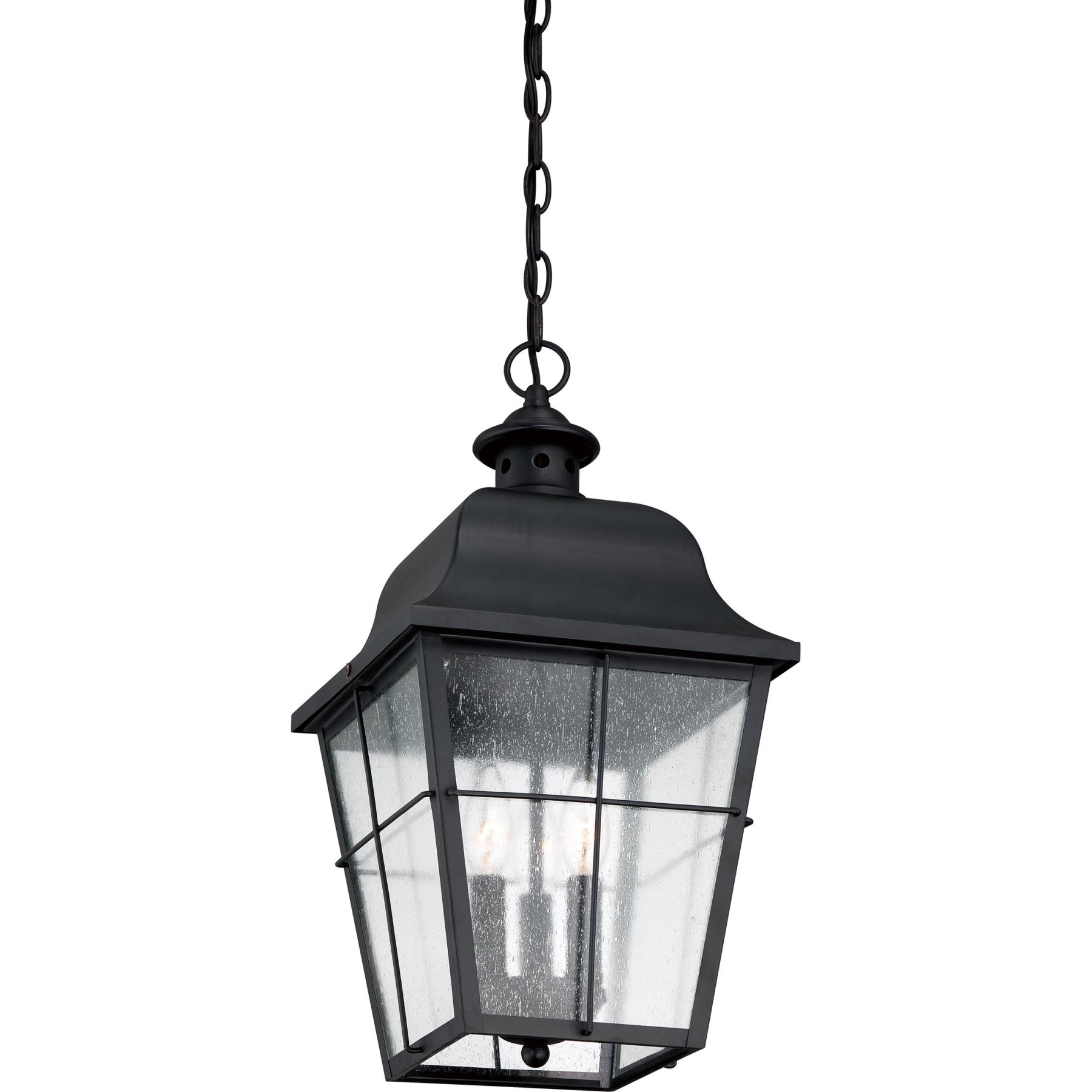 Quoizel Millhouse Outdoor Hanging Lantern in Mystic Black MHE1910K 