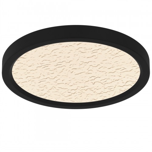 Outskirts Earth Black Flush Mount 