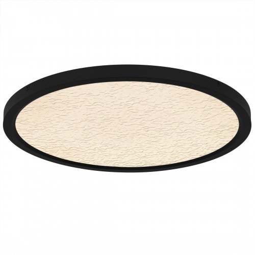  Outskirts Earth Black Flush Mount 