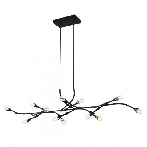 Quoizel Cora Integrated LED Matte Black Island Light PCCOR1250MBK