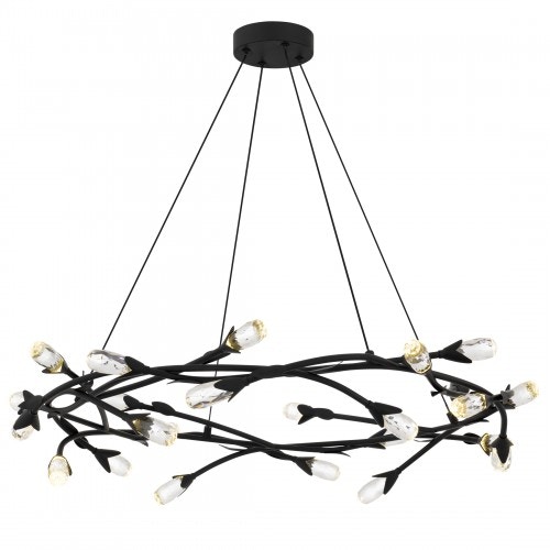 Quoizel Cora Integrated LED Matte Black Pendant Light PCCOR2832MBK