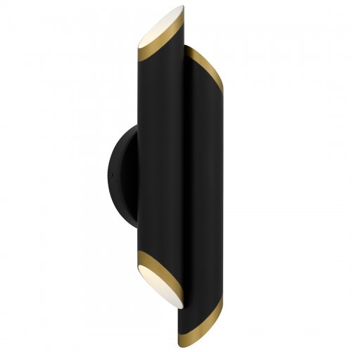 Quoizel Manelis Integrated LED Matte Black Wall Sconce PCMAN8705MBK