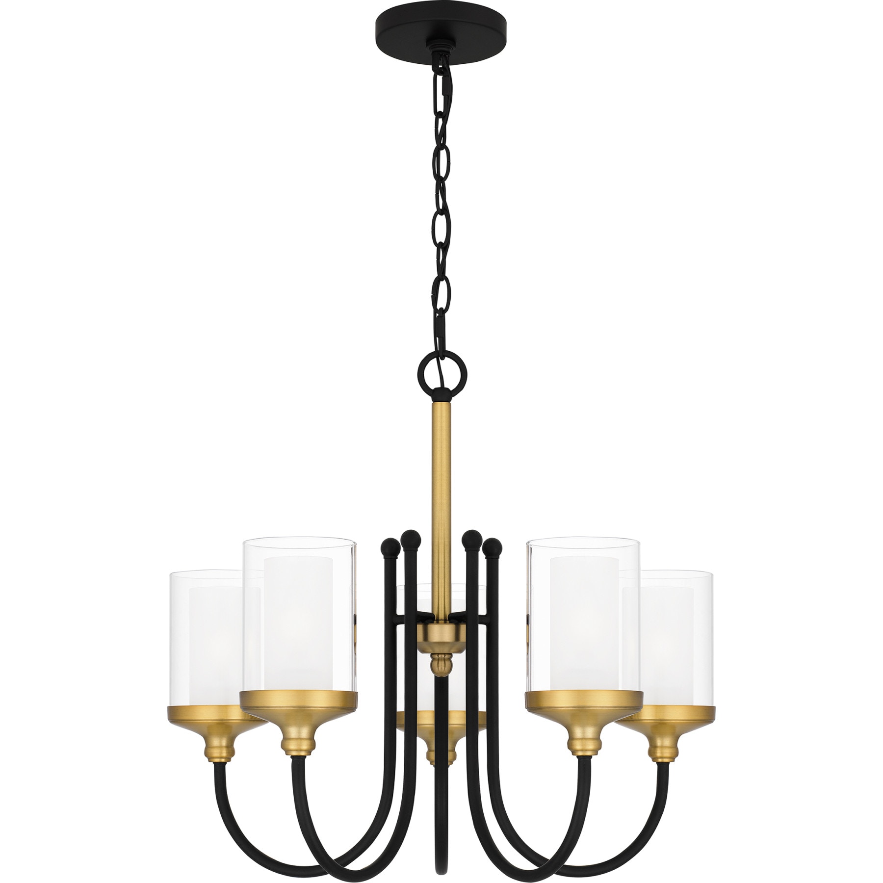 Quoizel Rowland Chandelier ROW5022MBK