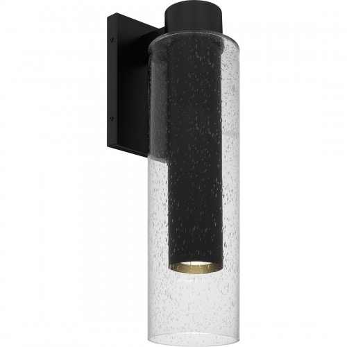 Quoizel Sawyer 1-Light Matte Black Outdoor Wall Lantern SAW8105MBK