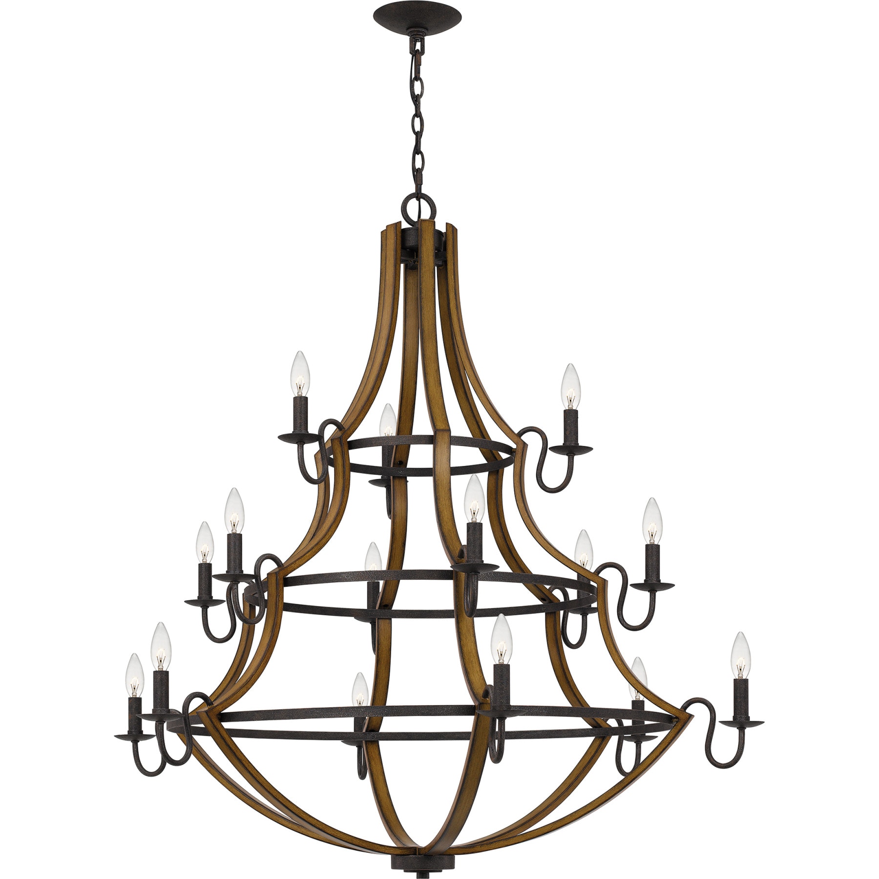 Quoizel Shire Chandelier SHR5015RK