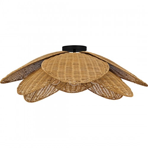 Quoizel Willa 4-Light Matte Black Semi-Flush Mount WLL1730MBK