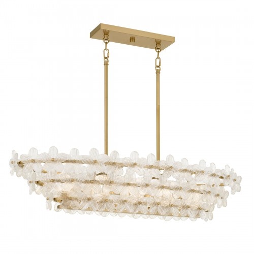 Quoizel Wright 5-Light Brushed Gold Island Light WRIG542BRG