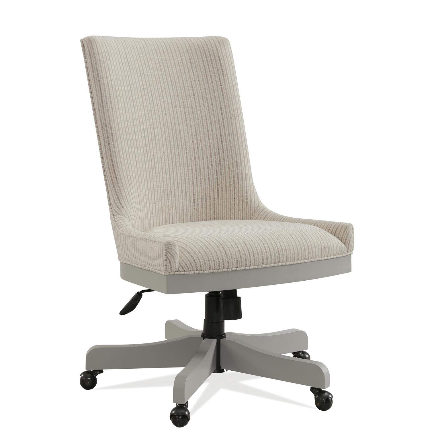 Upholstered task discount chair with arms