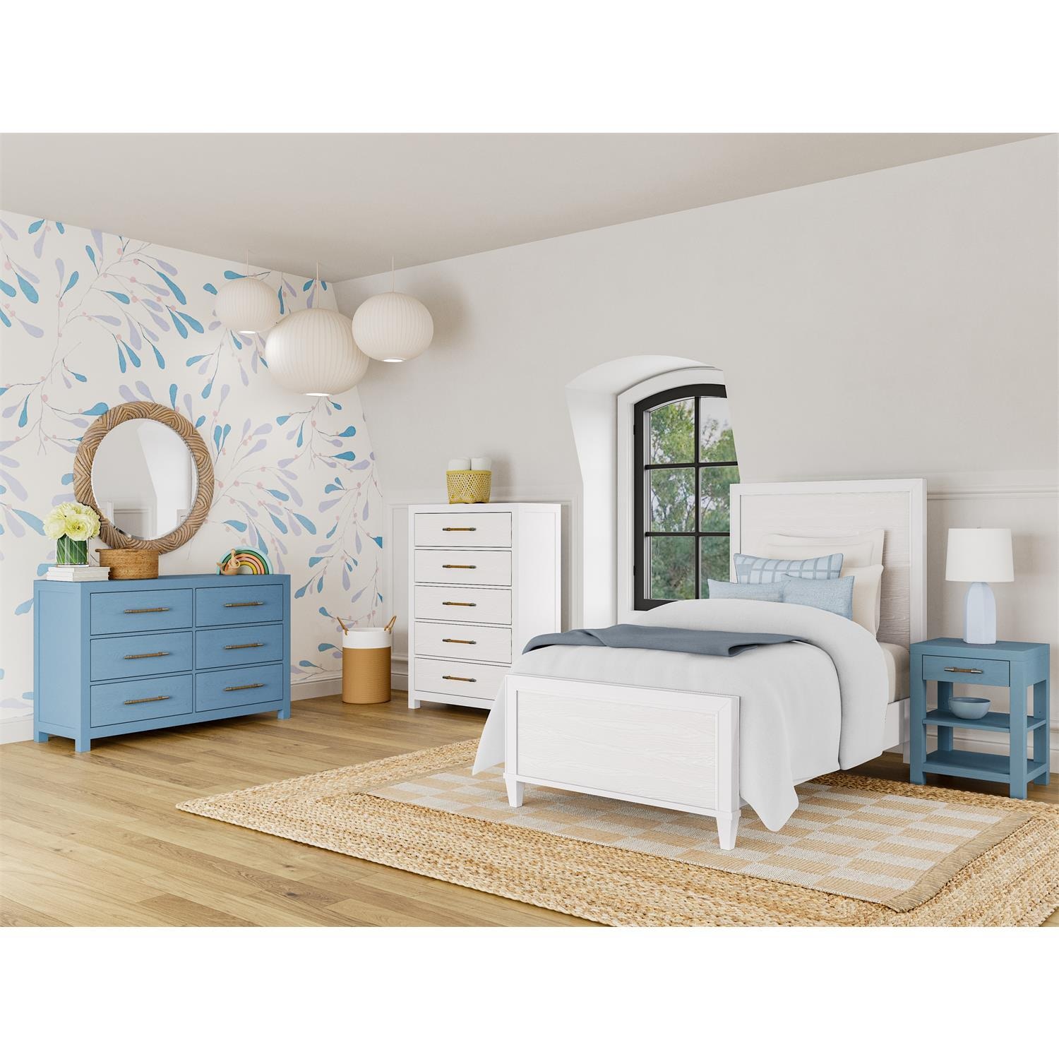Riverside Bedroom 56" 6-Drawer Dresser-Blue 30767 - Ferguson's House of  Furniture - Ohio Valley