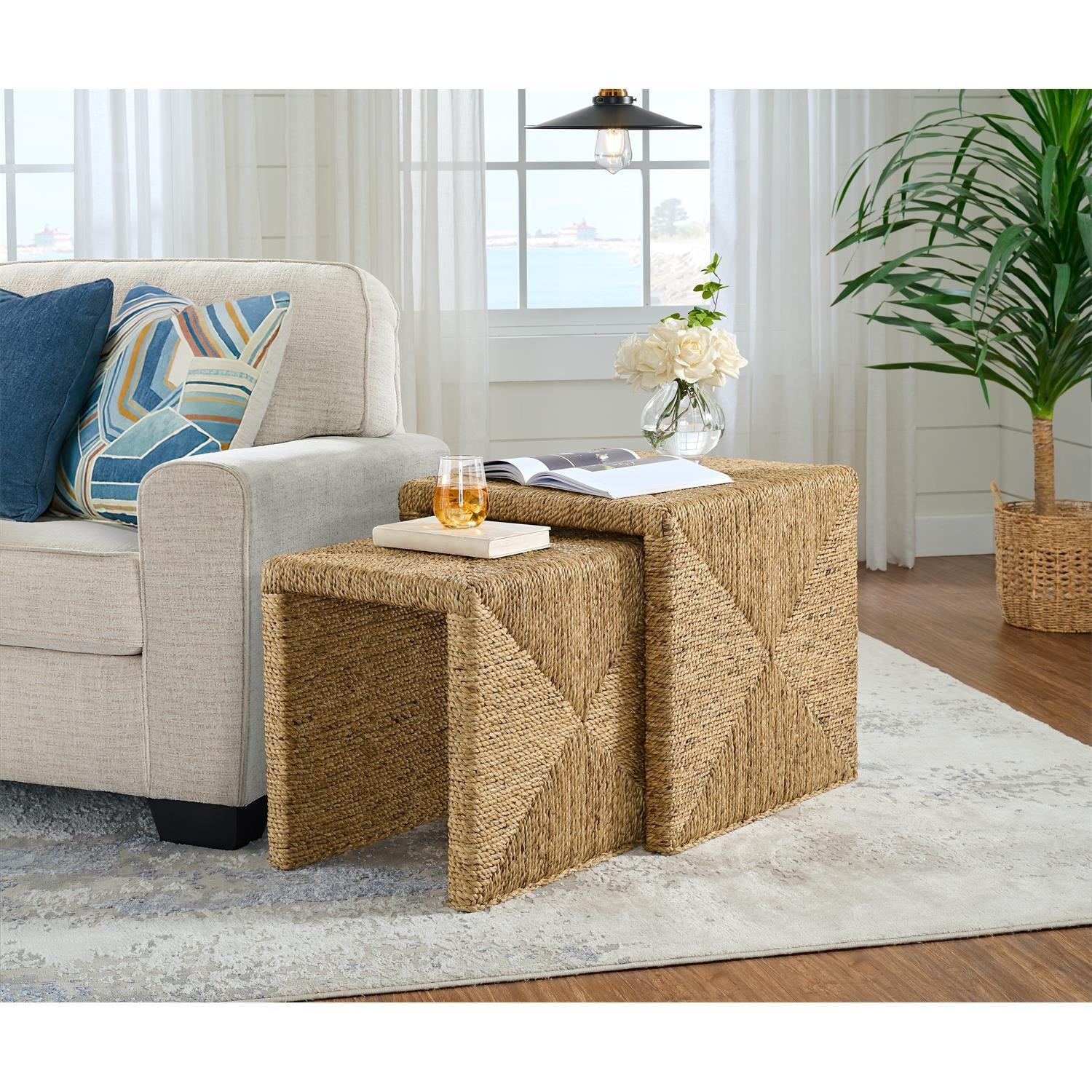 Woven Nesting Table By Riverside Furniture | 30705