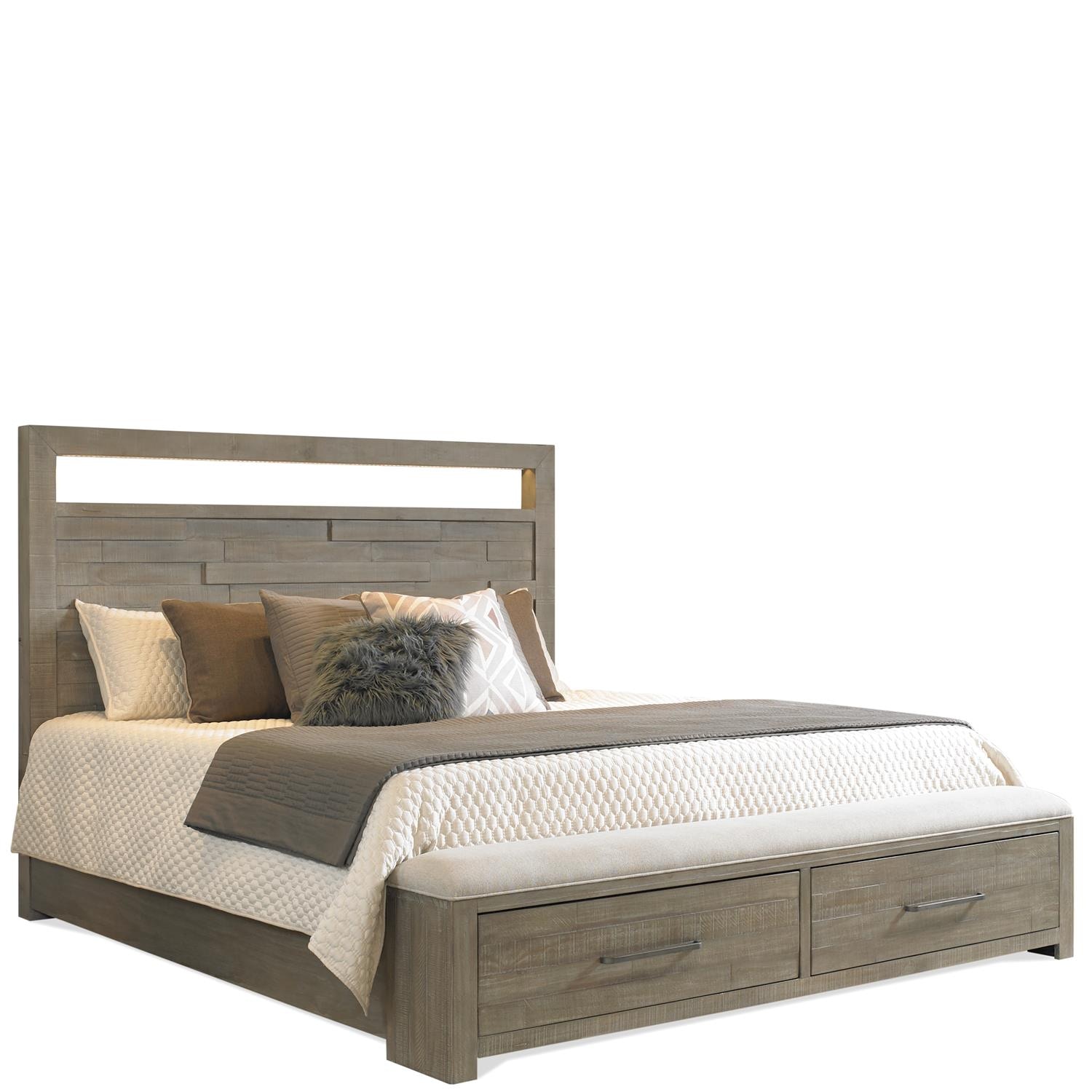 Queen bed 2024 bench