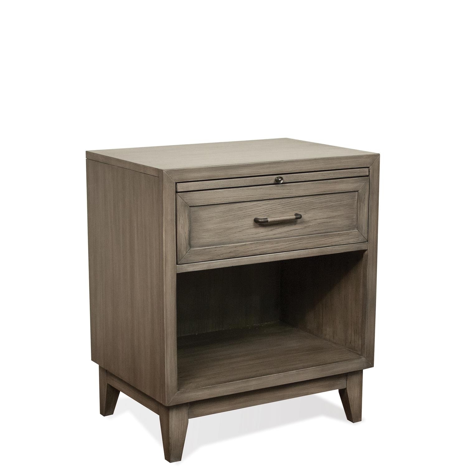 Gray wash on sale wood nightstand